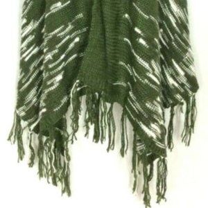 LuLaRoe Olive Green & White Mimi. One Size.